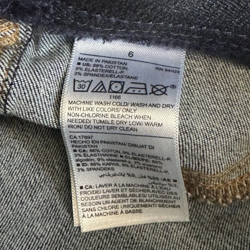 Old Navy Rockstar Jeggings Women’s Size 6 Dark Wash Pull-On‎ Skinny Jeans